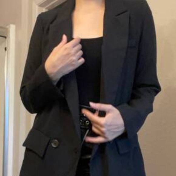 THE CLASSIC Black Blazer Jacket - Picture 14 of 14